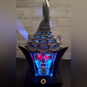 Vintage Gemmy ZOMBIE Blinks Laughs‎ Lights Up Music Talking Lantern TESTED